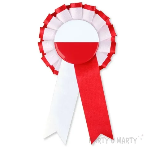 kotylion flaga polski bialo czerwony arpex