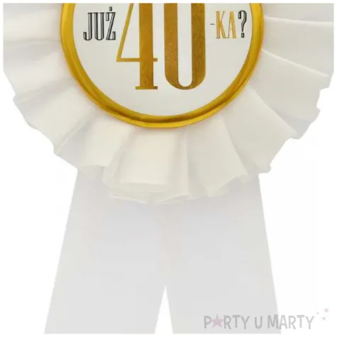 kotylion juz 40 ka bialo zloty godan 8 cm