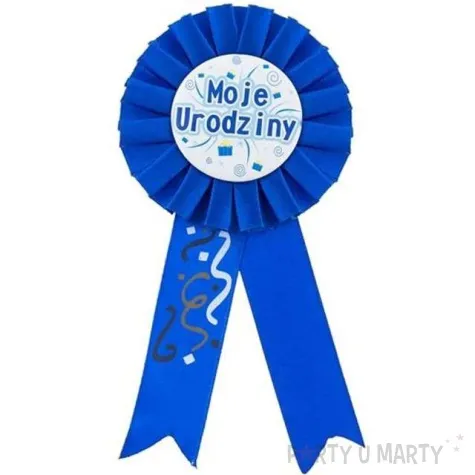 kotylion moje urodziny niebieski godan