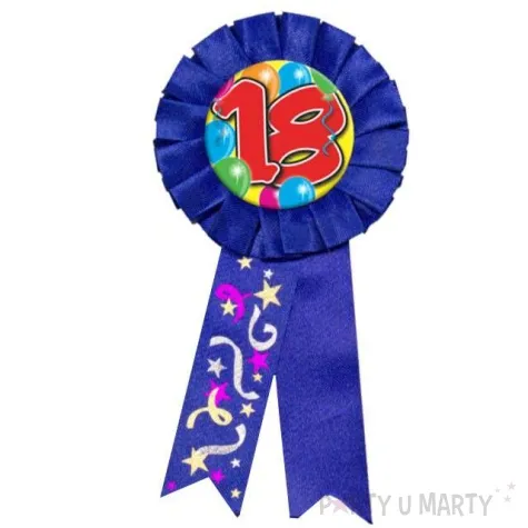 kotylion urodziny 18 granatowy folat