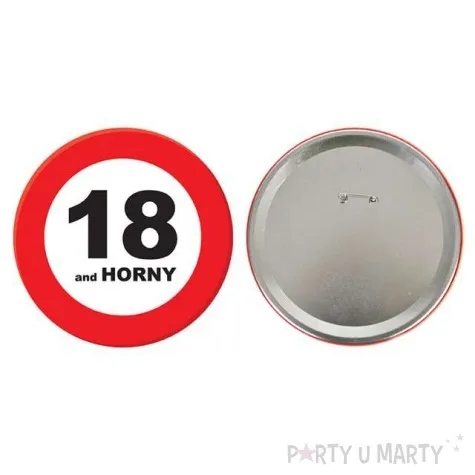 kotylion urodziny 18 traffic birthday xl 150 funny fashion 15 cm