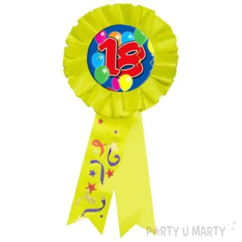 kotylion urodziny 18 zolty folat