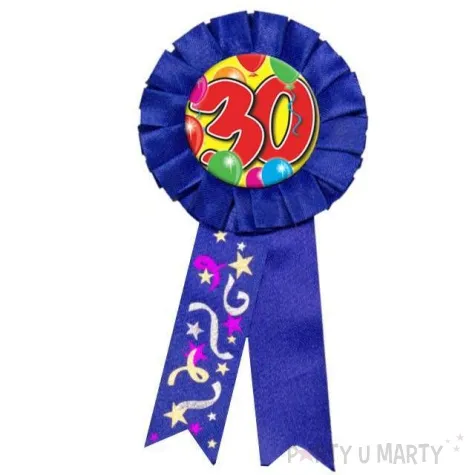 kotylion urodziny 30 granatowy folat