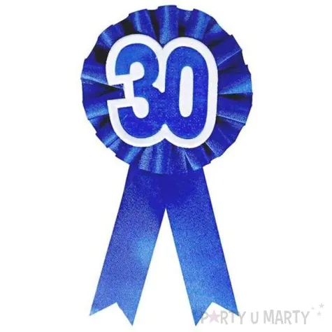 kotylion urodziny 30 niebieski godan