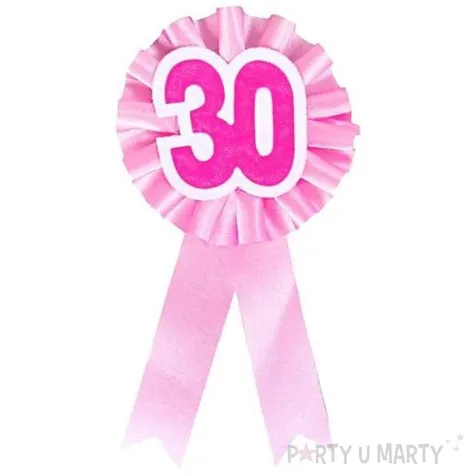 kotylion urodziny 30 rozowy godan