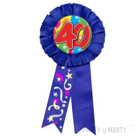 kotylion urodziny 40 granatowy folat