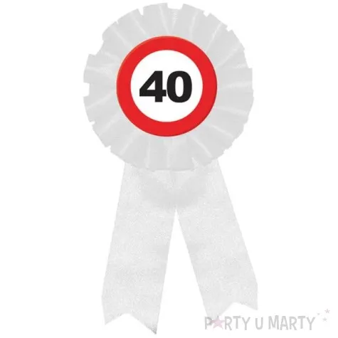 kotylion urodziny 40 traffic birthday funny fashion