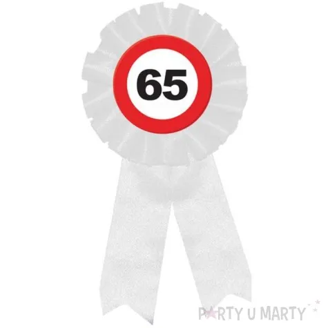 kotylion urodziny 65 traffic birthday funny fashion