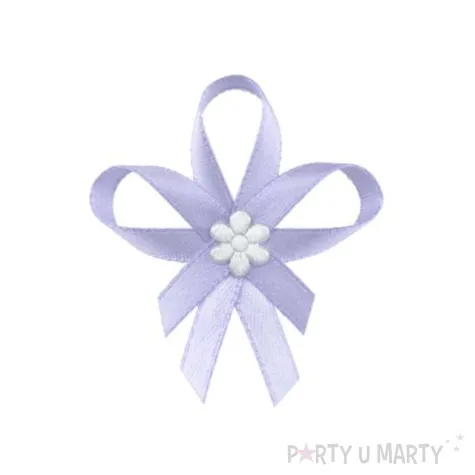 kotylion z kwiatkiem nowy 25 szt j fiolet