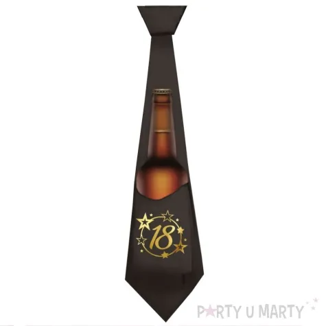 krawat 18 urodziny z kieszonka na piwo guirca