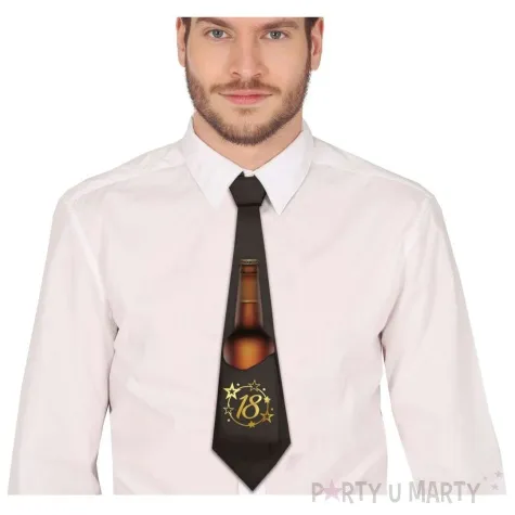 krawat 18 urodziny z kieszonka na piwo guirca
