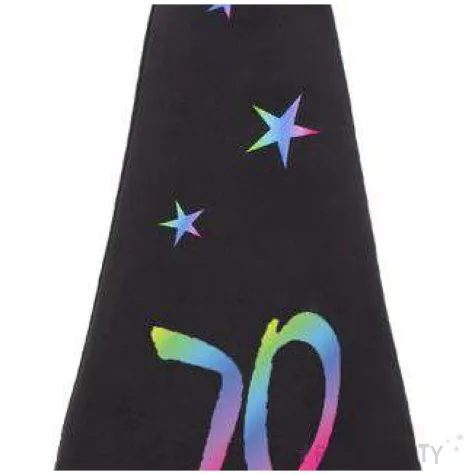 krawat beauty and charm 70 urodziny czarny godan 42 cm