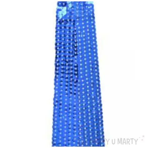 krawat cekinowe disco niebieski arpex