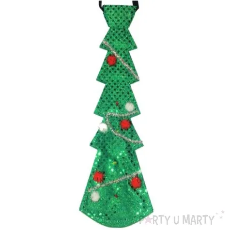 krawat choinka led folat