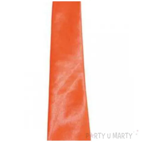 krawat fluo pomaranczowy funny fashion