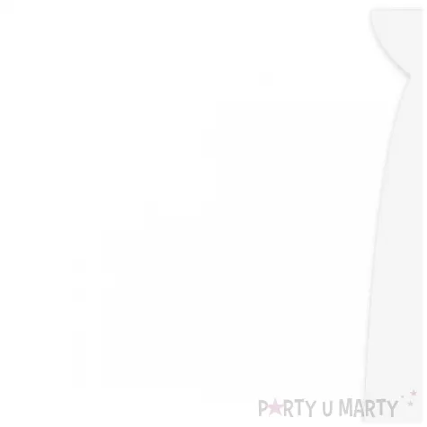 krawat na 40 urodziny dodatek do stroju traffic birthday bialy 43 cm