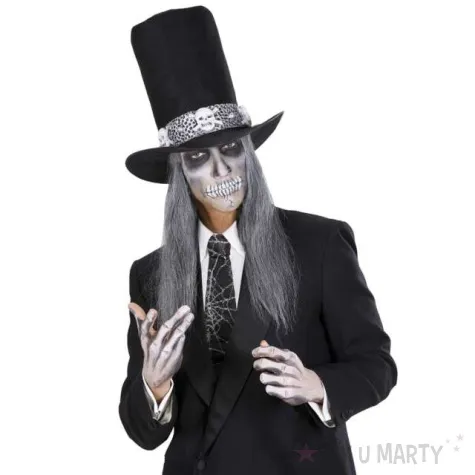 krawat pajeczyny czarny widmann