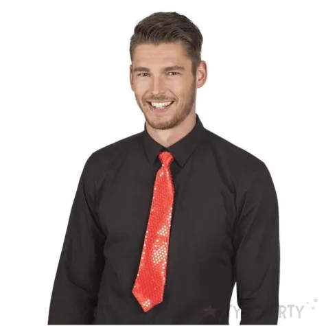 krawat shiny czerwony boland