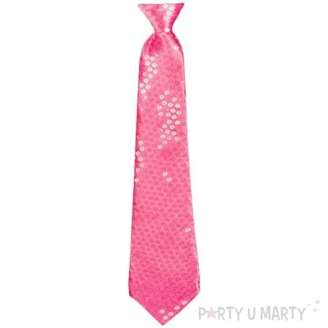 krawat shiny rozowy boland