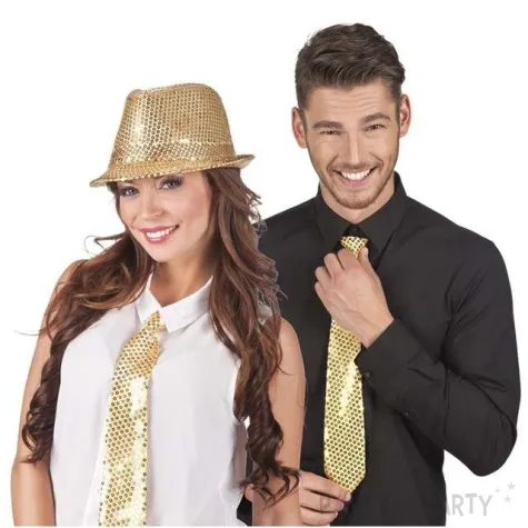 krawat shiny zloty boland