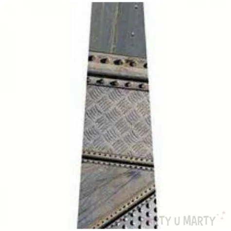 krawat stalowa konstrukcja szary topgift 42 cm