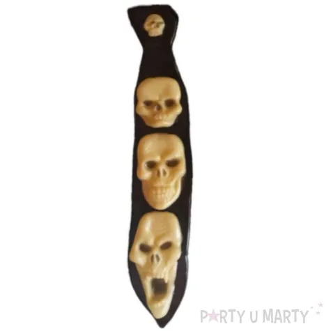 krawat swiecace czaszki party tino