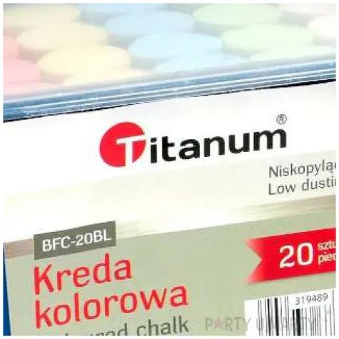 kreda chodnikowa w wiaderku mix titanum 25 mm 20 szt