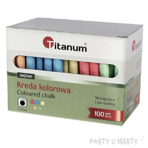 kreda classic color titanum 10 mm 100 szt
