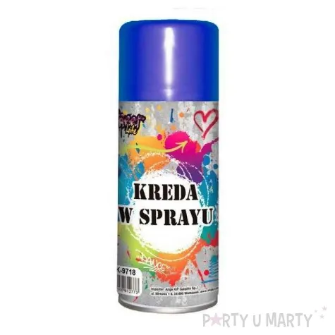 kreda w sprayu classic niebieska aliga 175 ml