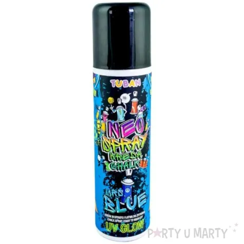 kreda w sprayu neonowa uv niebieska tuban 150 ml