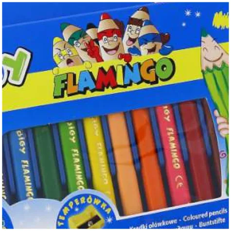 kredki olowkowe jumbo mini titanum 12 szt