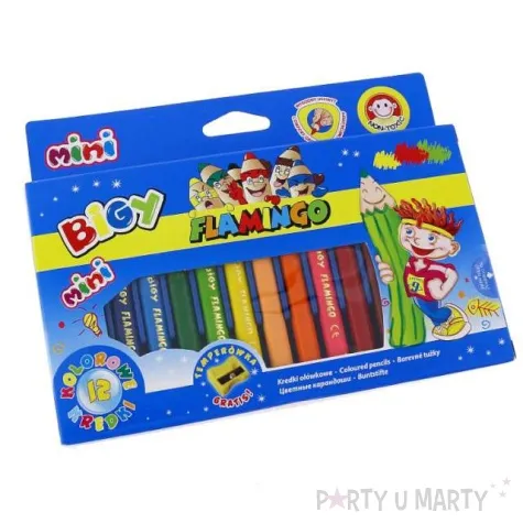 kredki olowkowe jumbo mini titanum 12 szt