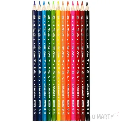 kredki olowkowe szesciokatne junior mix titanum 12 szt