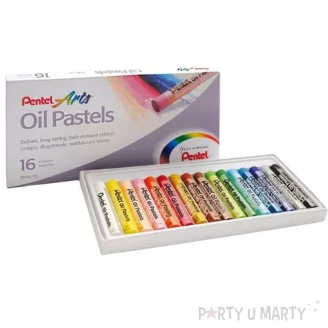 kredki pastele olejne mix pentel 16 szt