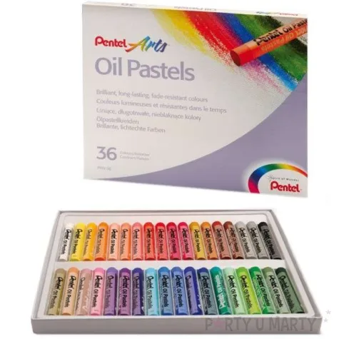 kredki pastele olejne mix pentel 36 szt