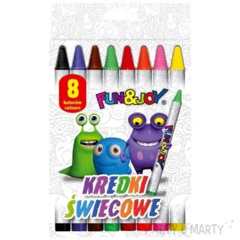 kredki swiecowe artystyczne mix titanum 8 szt