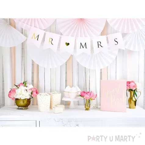 krepa dekoracyjna slim classic kremowa jasna partydeco 5x10m