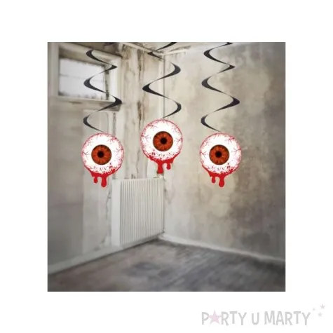 krwawe swiderki oczy 60 cm 3 szt