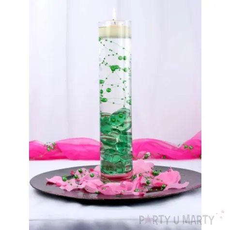 krysztalowe kamienie 3 0x2 5cm zielony 30szt 1op