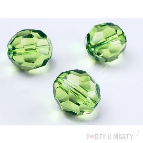 krysztalowe koraliki j zielony 30mm 1op
