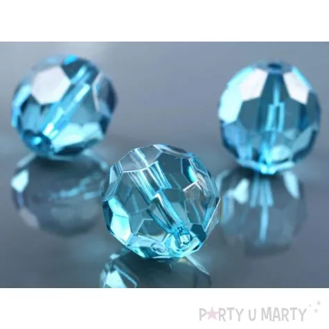 krysztalowe koraliki turkus 30mm 1op