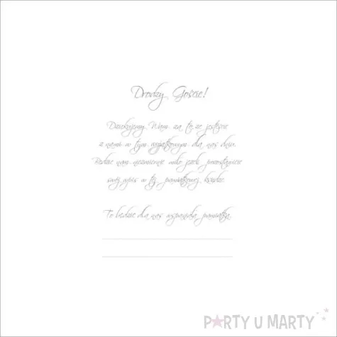 ksiega gosci 20 5 x 20 5 cm 22 kartki 1 szt