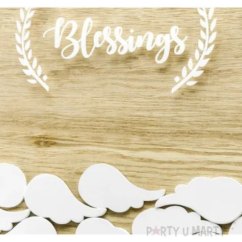 ksiega gosci drewniana blessings partydeco 27x39 cm 30 skrzydelek