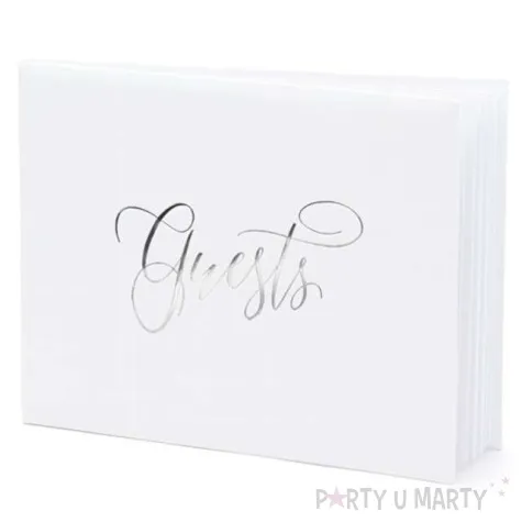 ksiega gosci guests partydeco 24 x 18 5 cm 22 kartki