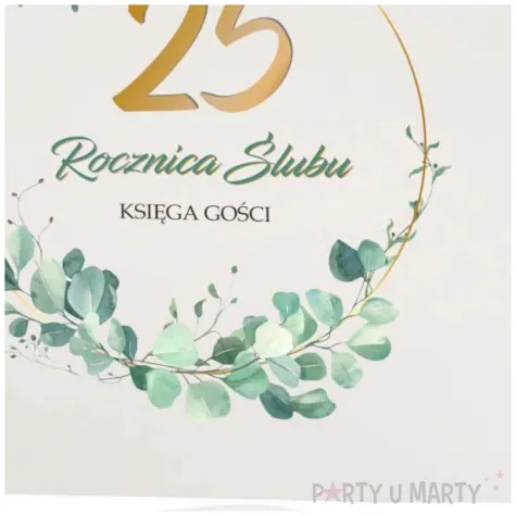 ksiega gosci slub 25 rocznica slubu eukaliptus beauty