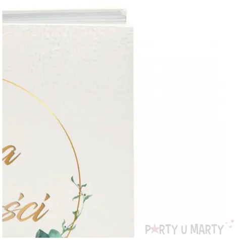 ksiega gosci slub eukaliptus beauty