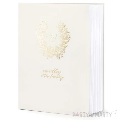 ksiega gosci wianuszek szary partydeco 24 5 x 20 cm 22 kartek