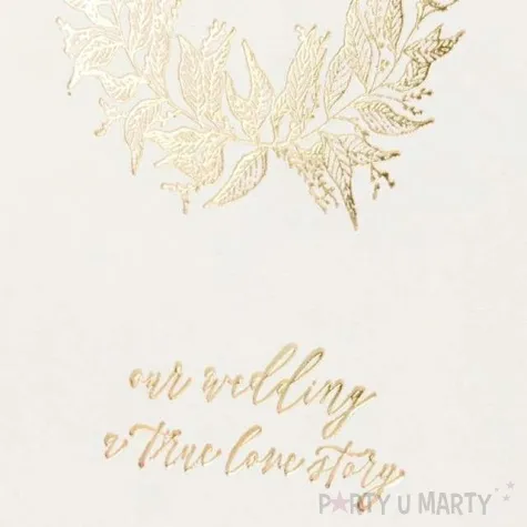 ksiega gosci wianuszek szary partydeco 24 5 x 20 cm 22 kartek