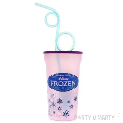 kubeczek melamina frozen 280 ml ze slomka