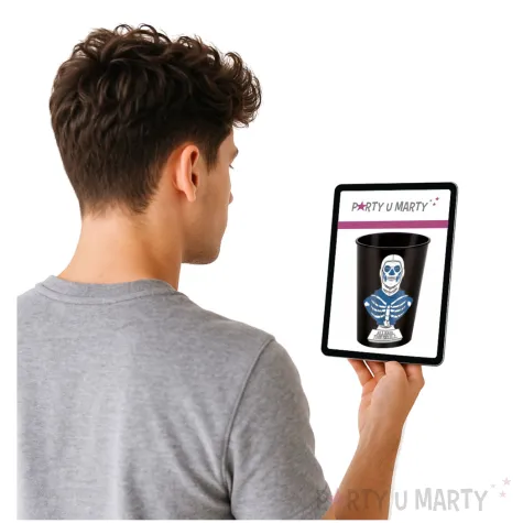 kubeczek plastikowy fortnite all hail the skull unique 480 ml